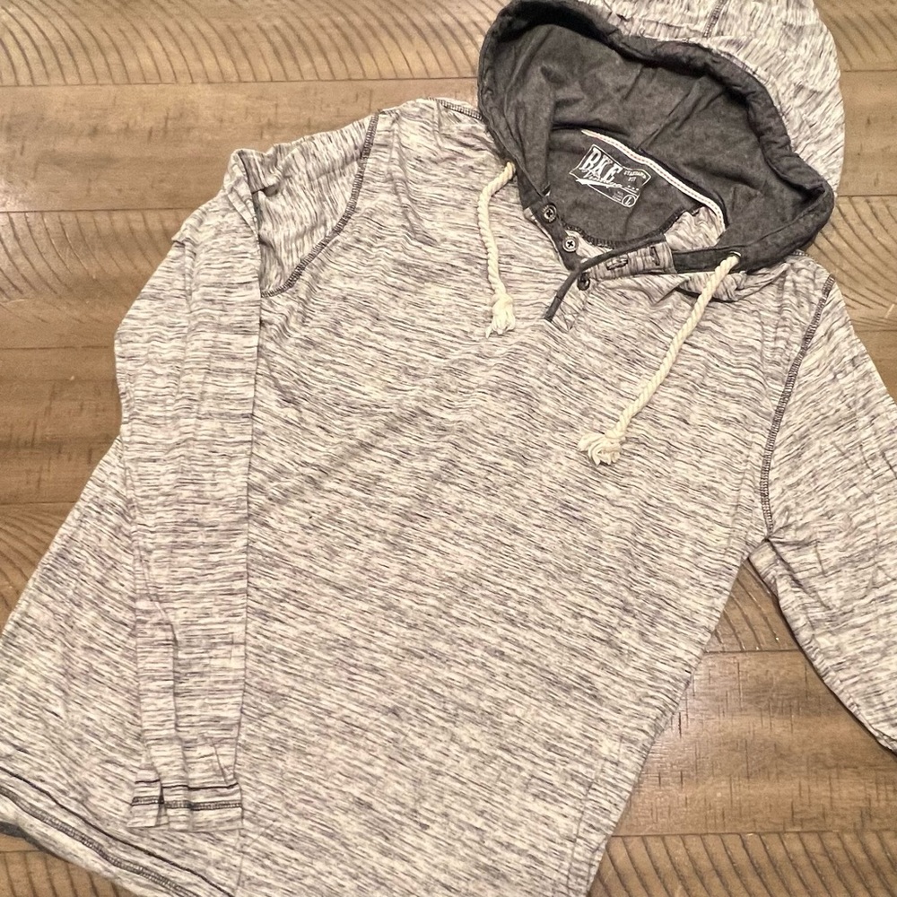 BKE hooded long sleeve shirt